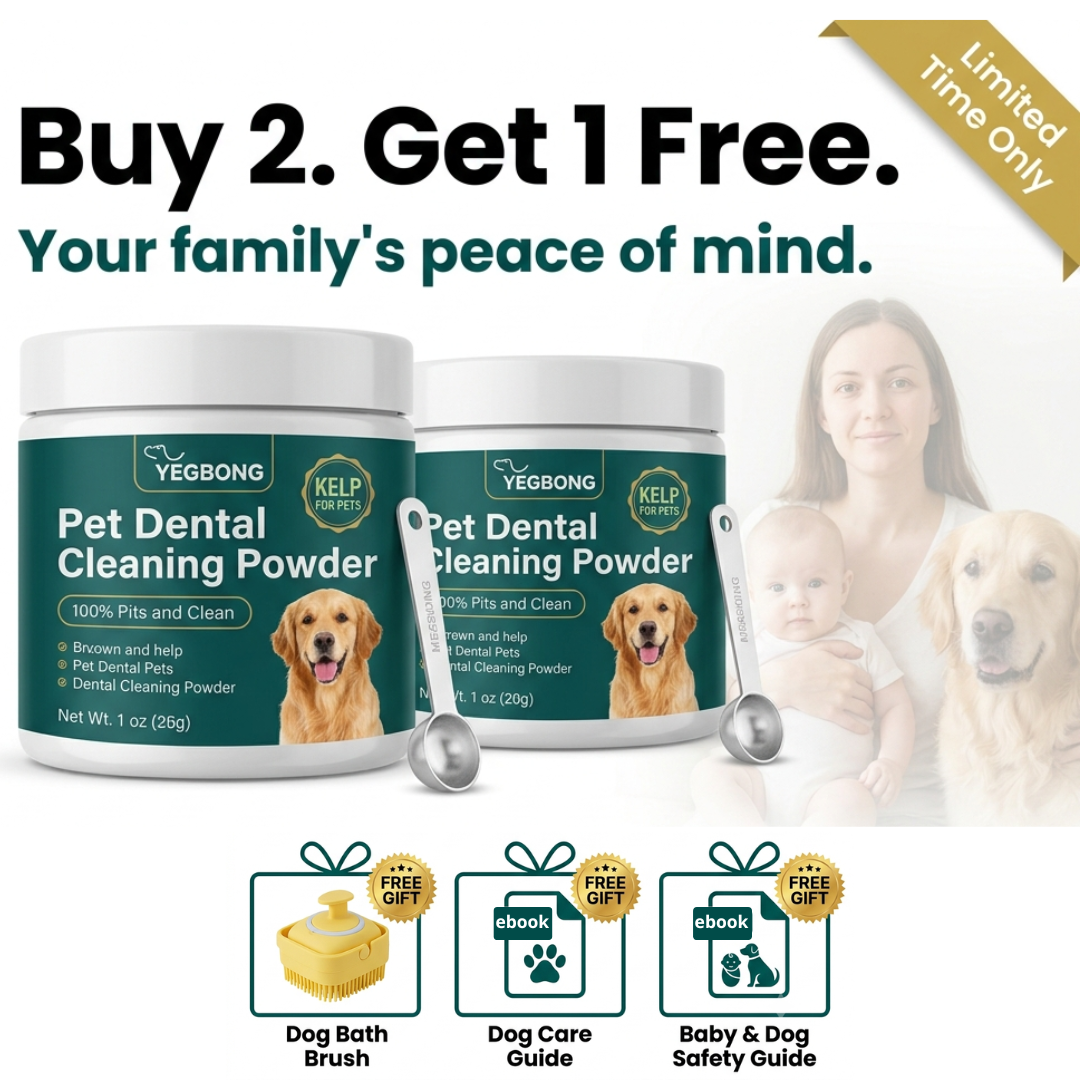 Yegbong™ Your dog's clean mouth. Your baby's peace of mind