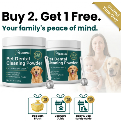 Yegbong™ Your dog's clean mouth. Your baby's peace of mind